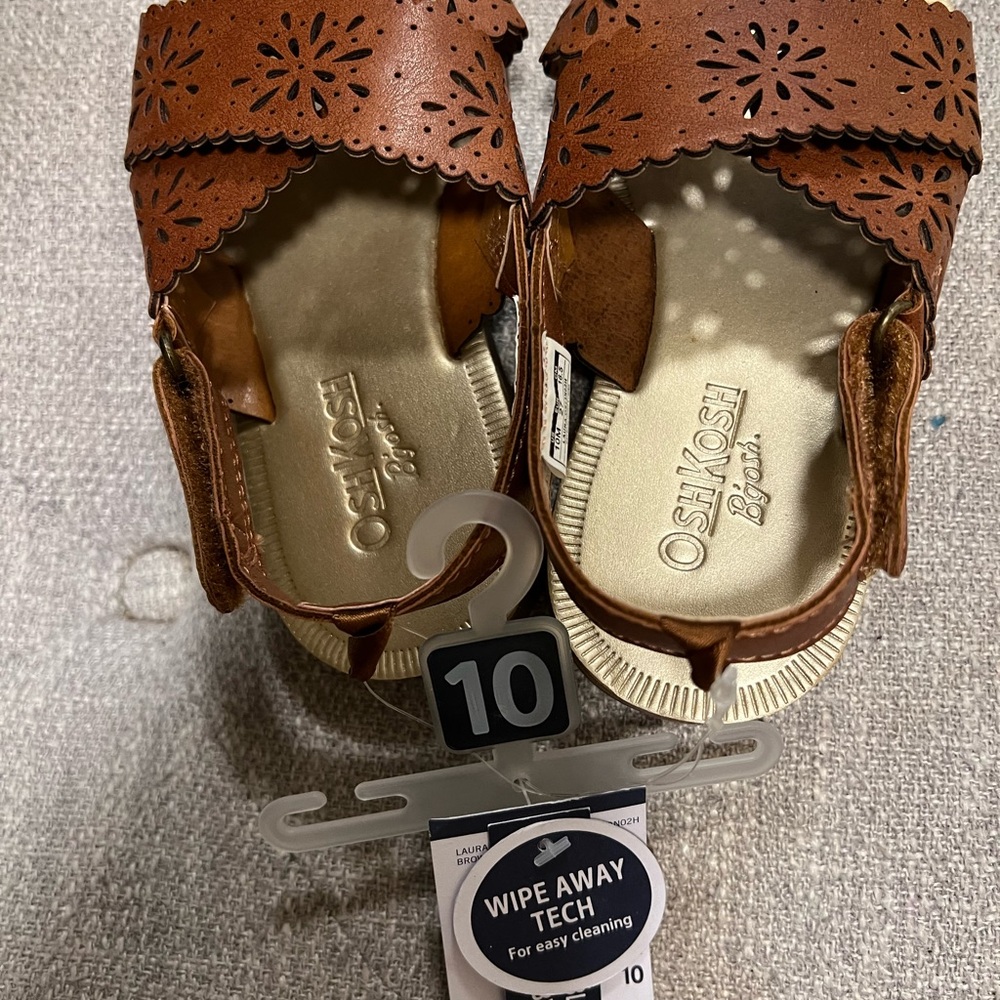 OshKosh B'gosh Tan Kids Sandals